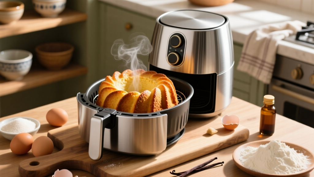 Air Fryer Chiffon Cake: Light, Fluffy & Crisp-Edged