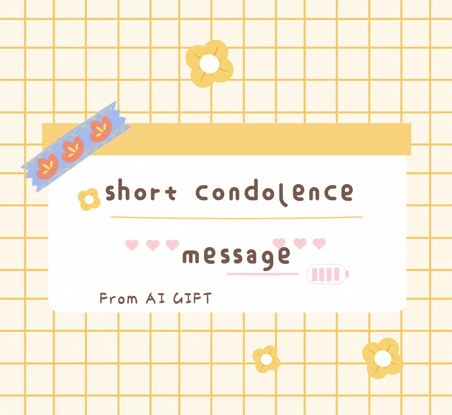 short condolence message