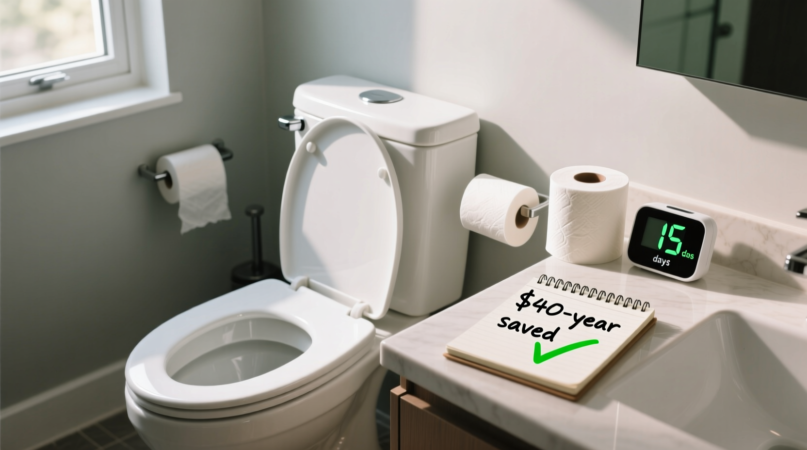 do bidet attachments reduce toilet paper usage enough to save money