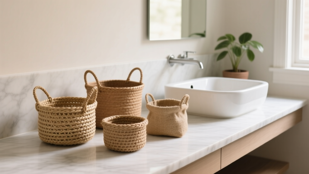 Best Small Woven Baskets for Bathroom Storage