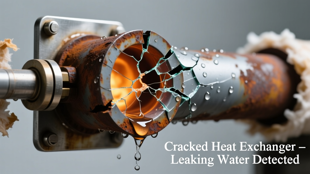 Furnace Heat Exchanger Cracked & Leaking Water: Quick Diagnosis