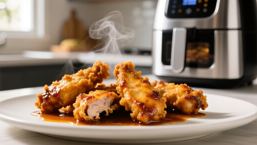BBQ Chicken Tenders in Air Fryer (Crispy & Juicy!)