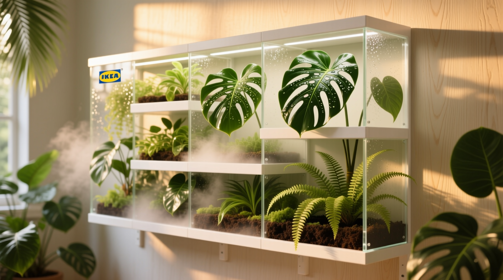 DIY Tropical Plant Microclimate with IKEA