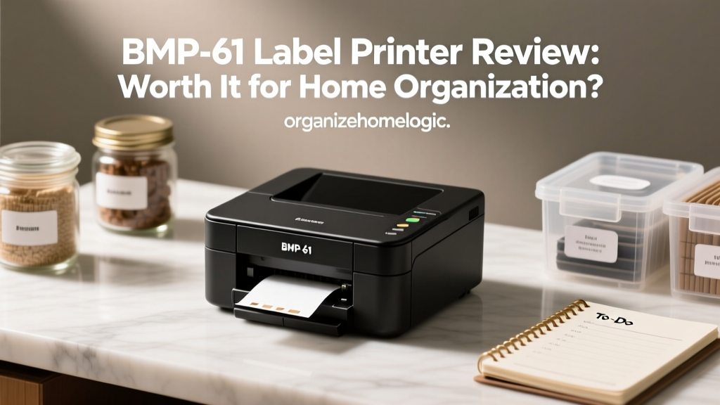 BMP-61 Label Printer Review: Worth It for Home Organization?