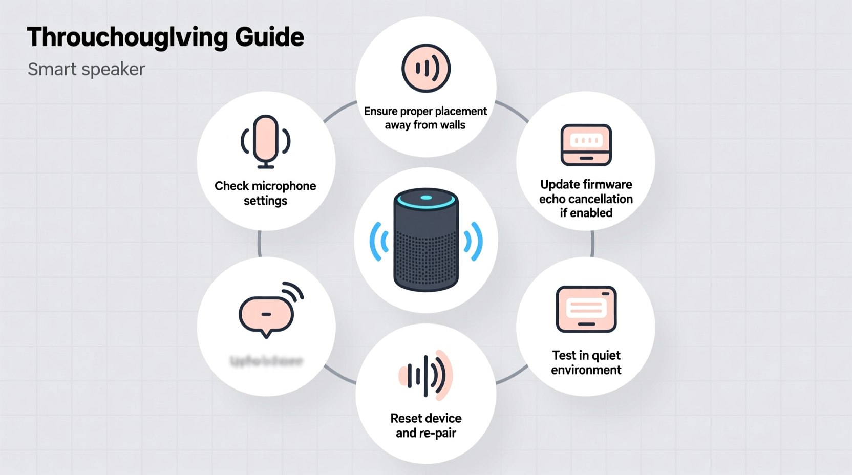 why does my smart speaker echo my commands troubleshooting steps