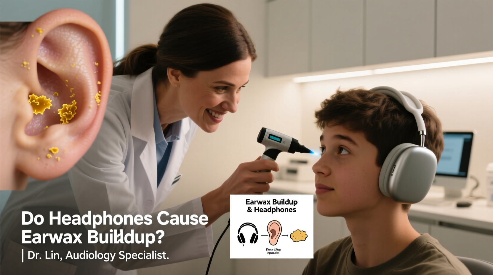 does wearing headphones cause earwax buildup audiologist answers
