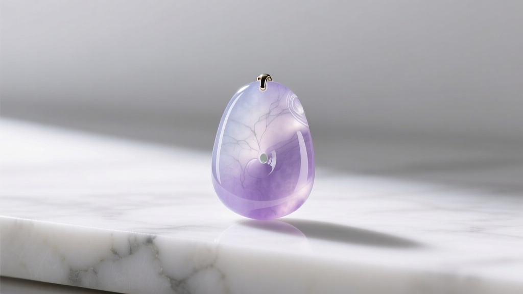 Pale lavender jade ping