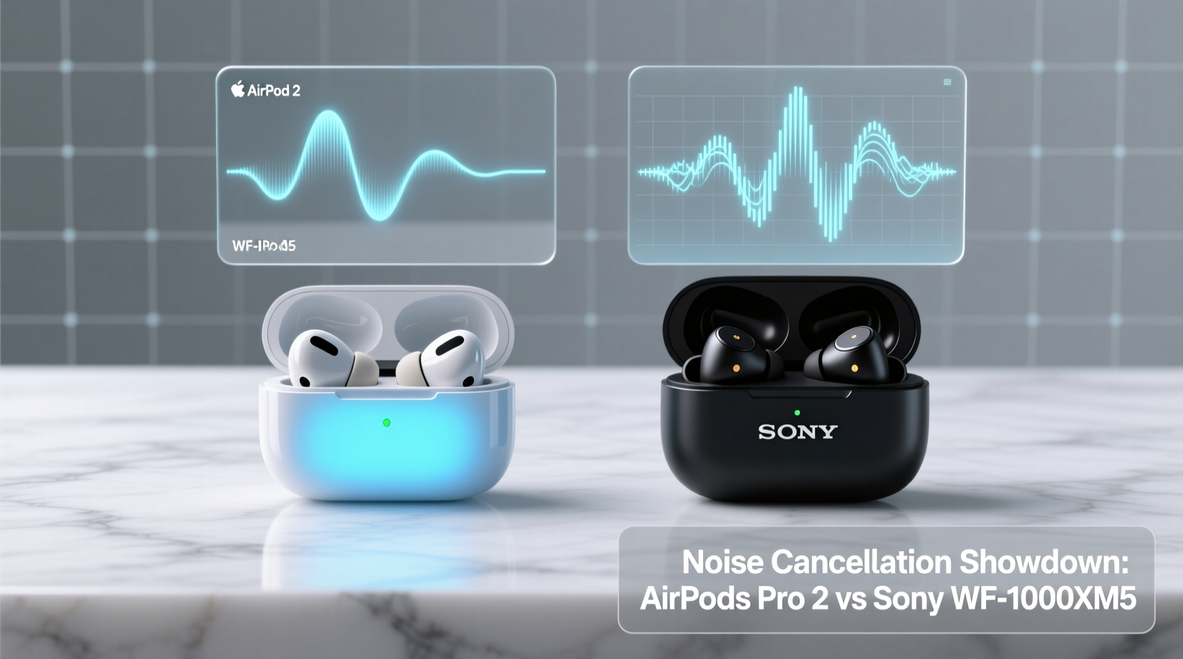 airpods pro 2 vs sony wf 1000xm5 which noise cancelling earbuds win