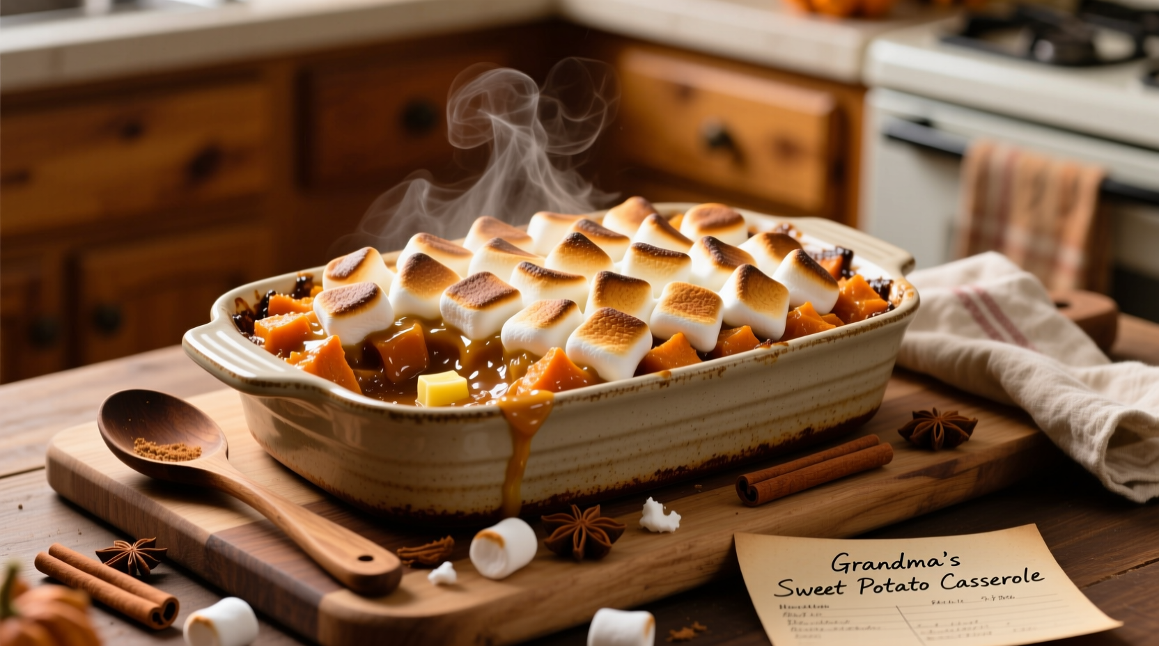 Perfect Sweet Potato Casserole with Marshmallows Recipe