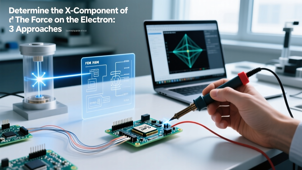 Determine the X-Component of the Force on the Electron: 3 Approaches