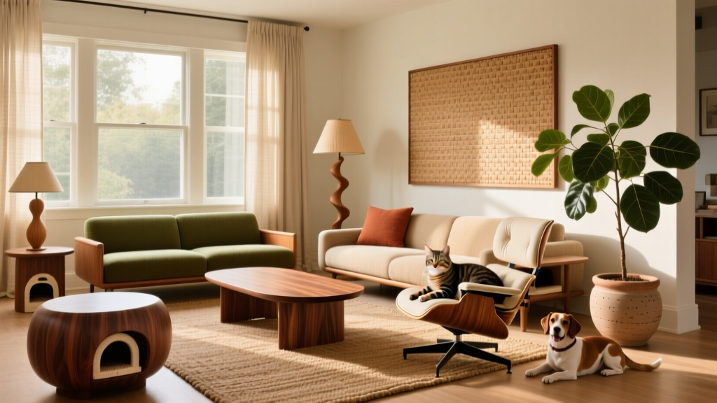 How to Get the Mid-Century Modern Look—And Make It Pet-Friendly