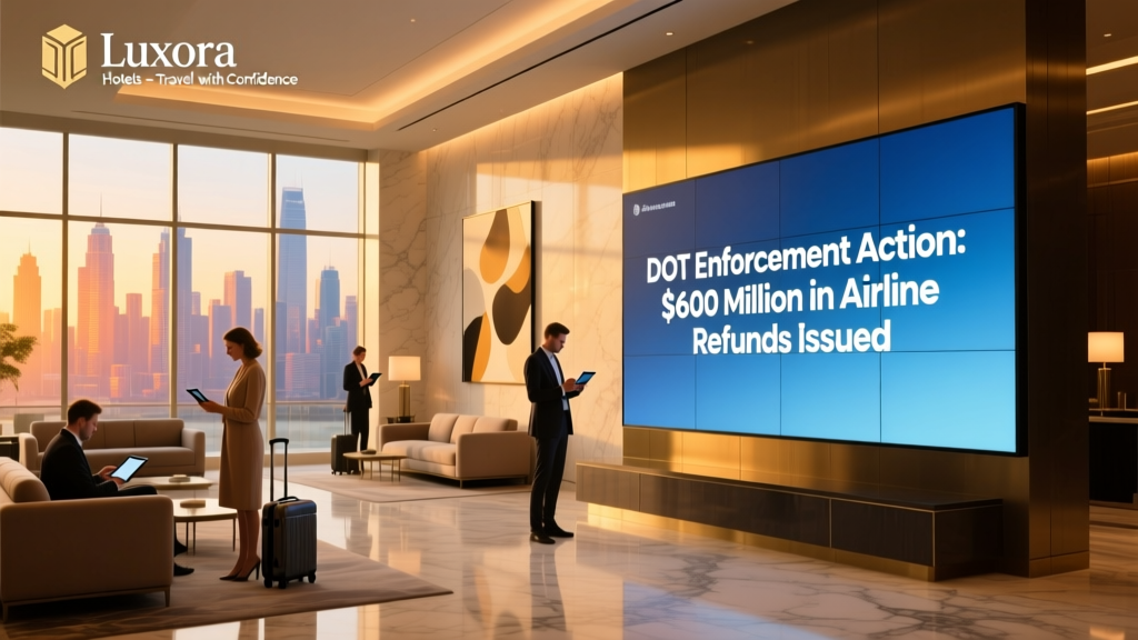 DOT Enforcement Action Secures $600 Million in Airline Refunds: What Travelers and Hospitality Providers Need to Know
