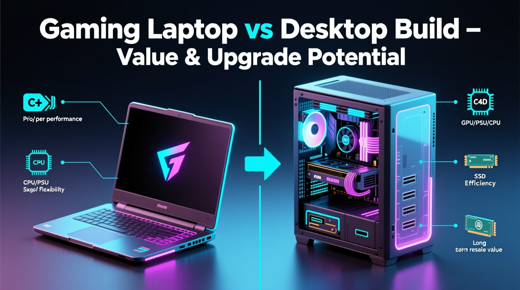 gaming laptop vs desktop build which offers better value and upgrade potential