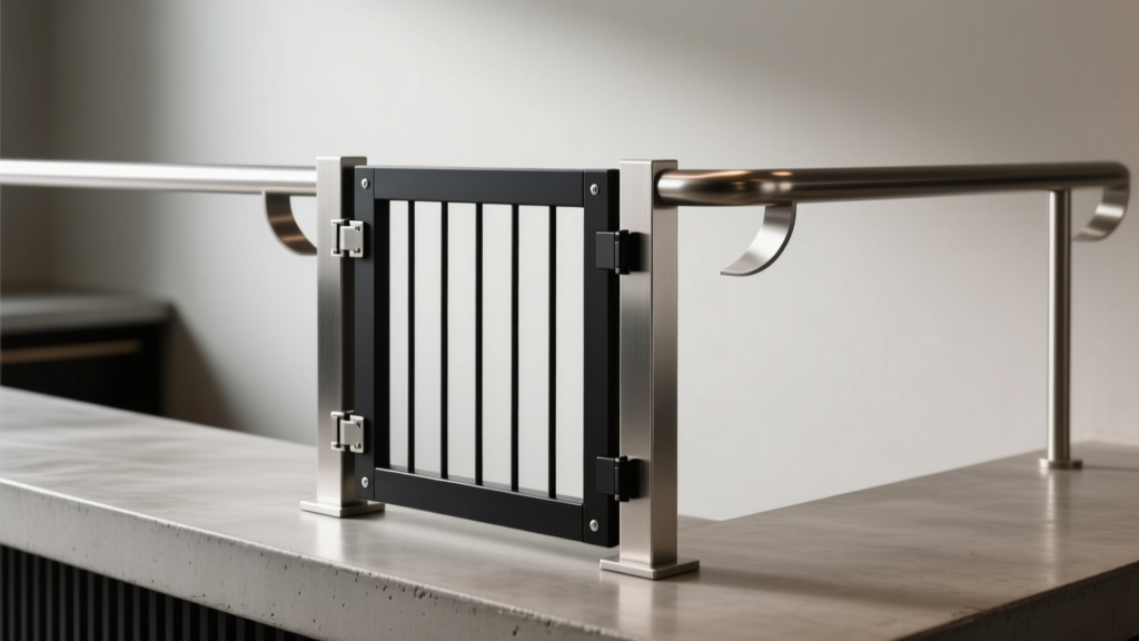 How To Design A Low-profile Pet Gate That Doubles As A Bar Rail Divider
