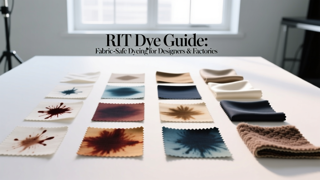 RIT Dye Guide: Fabric-Safe Dyeing for Designers & Factories