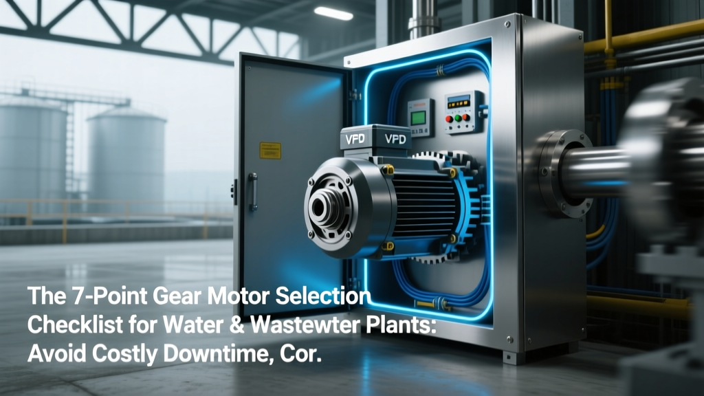 7-Point Gear Motor Selection Checklist for Water Plants
