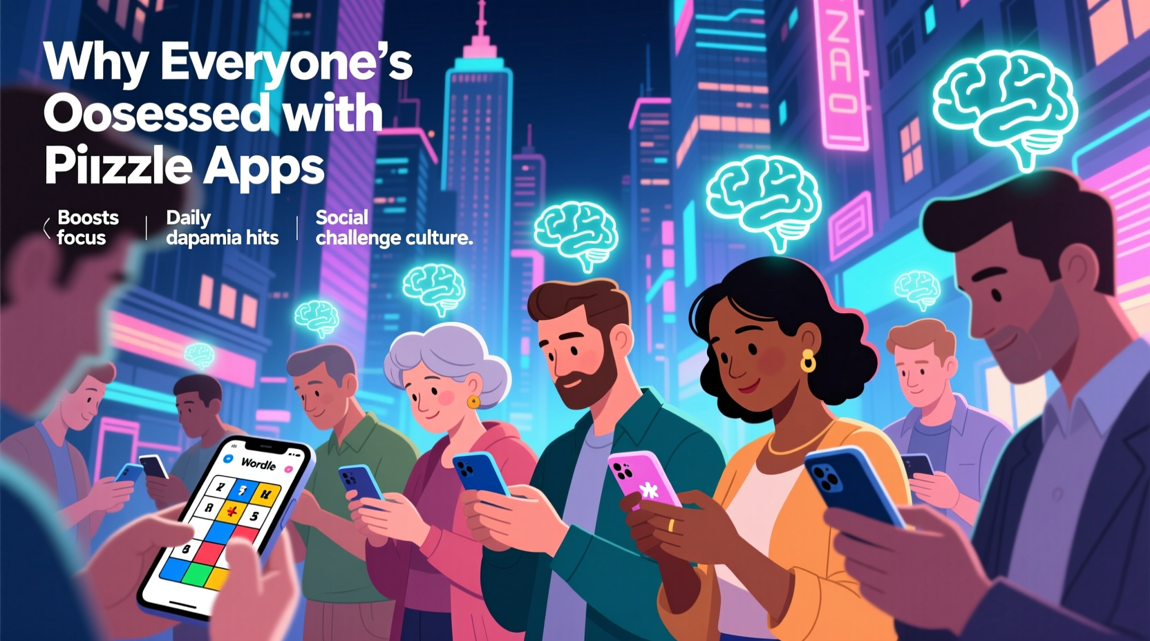 why is everyone into puzzle solving apps surge in brain game popularity