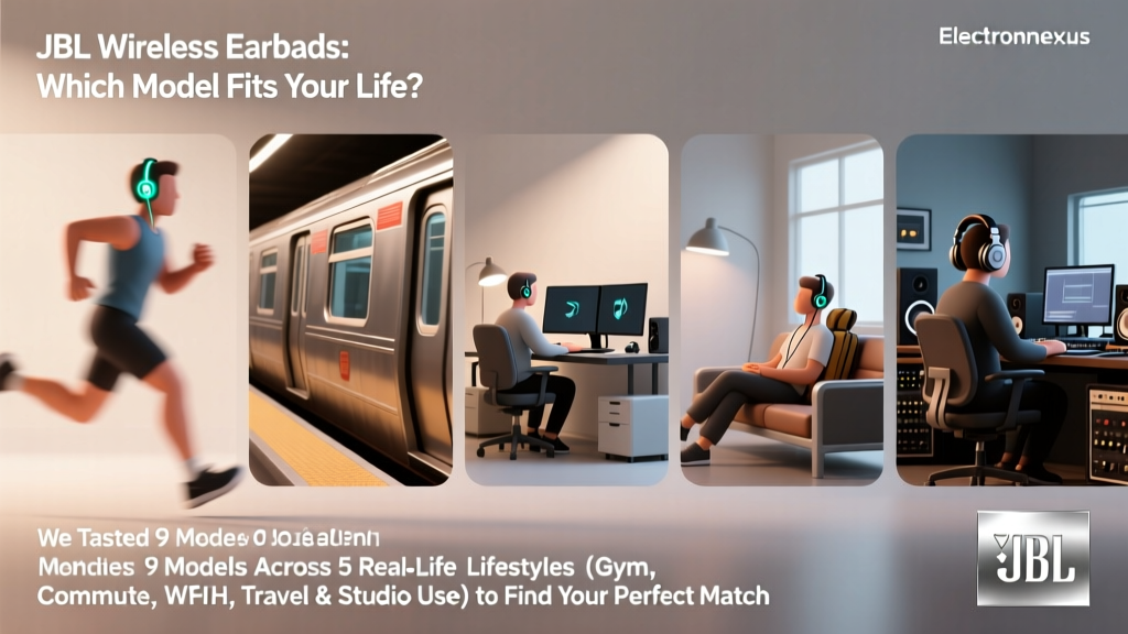 JBL Wireless Earbuds Which Model Fits Your Life? We Tested 9 Models Across 5 Real-Life Lifestyles (Gym, Commute, WFH, Travel & Studio Use) to Find Your Perfect Match