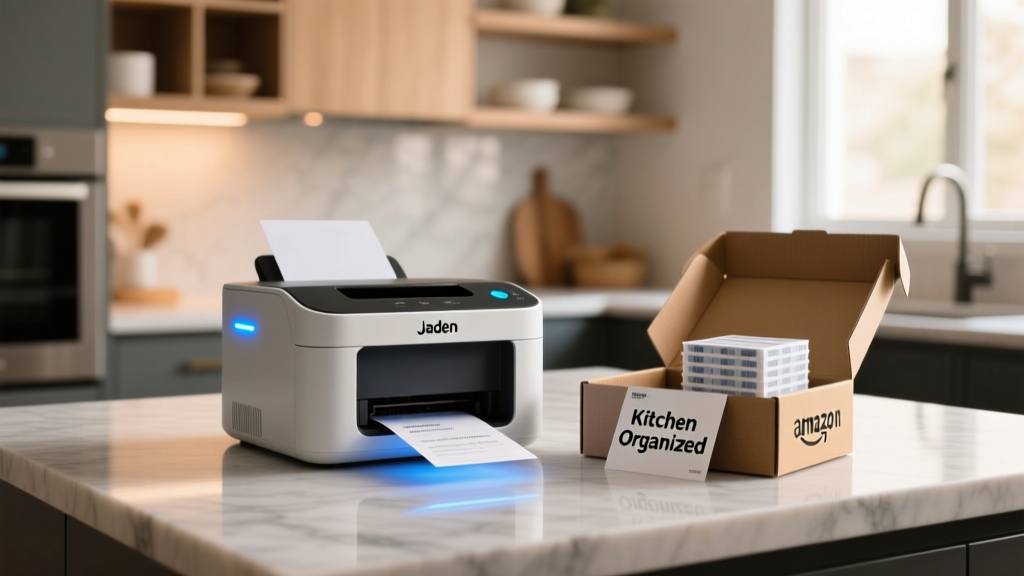 Jaden Thermal Printer + Amazon: Smart Labeling for Storage