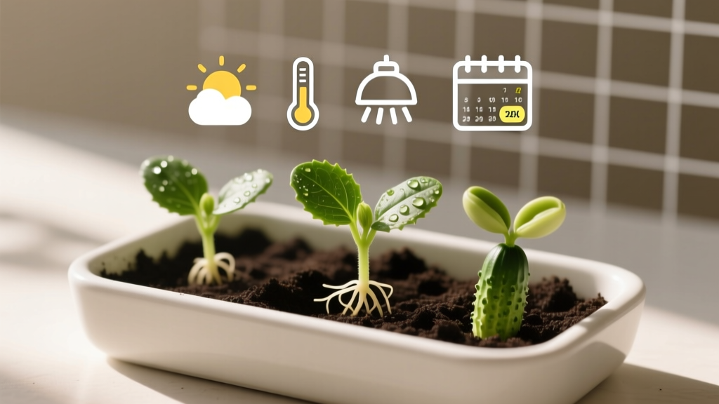 When to Start Cucumber Seeds Indoors: Zone-Based Formula
