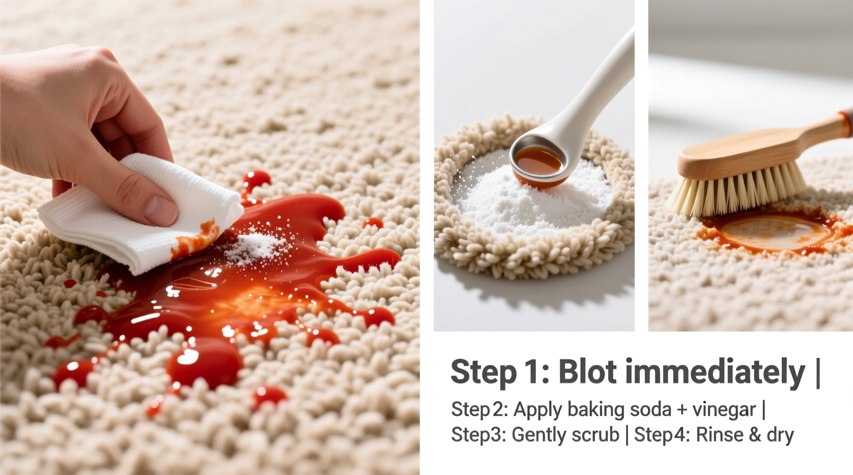 Remove Tomato Sauce Stains: Fast Carpet Cleaning Guide