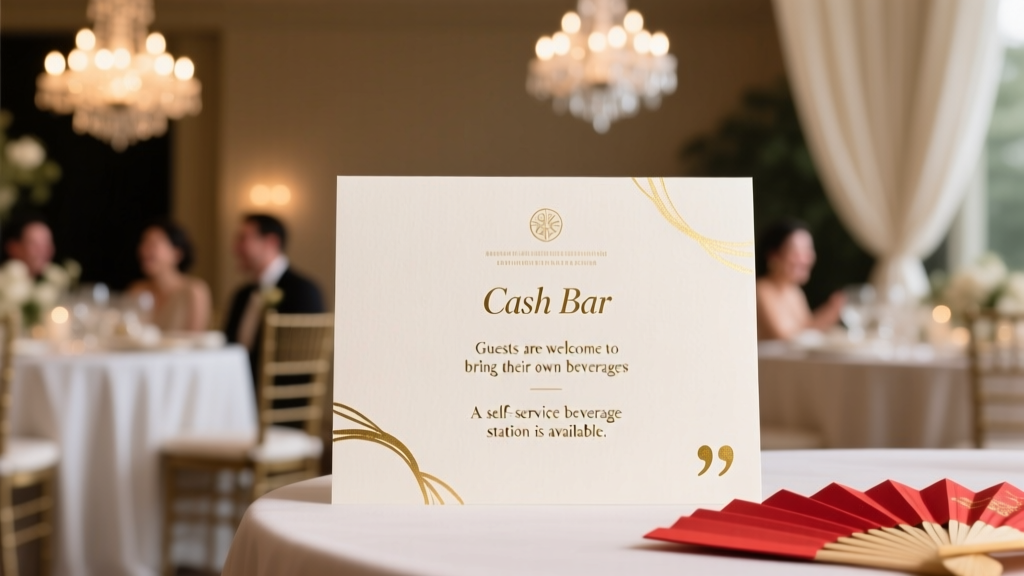 Cash Bar on Wedding Invites: 7 Polite Phrasings (2026)