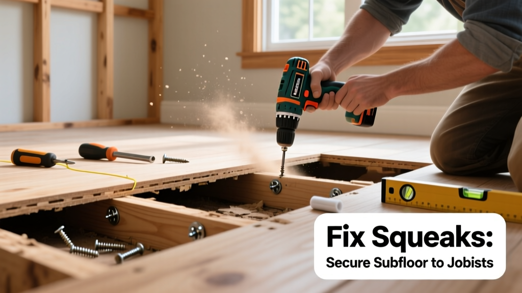How to Prevent Squeaky Subfloor in Wood-Framed Homes