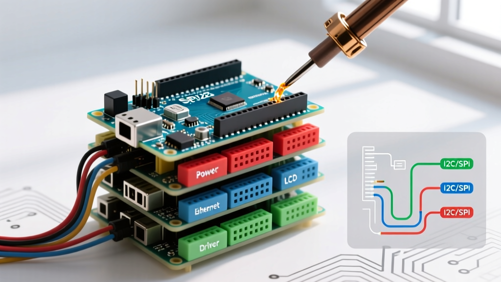 How to Use an Arduino with Shield Modules Without Pin Conflicts