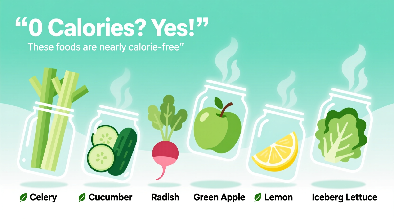 what foods are 0 calories