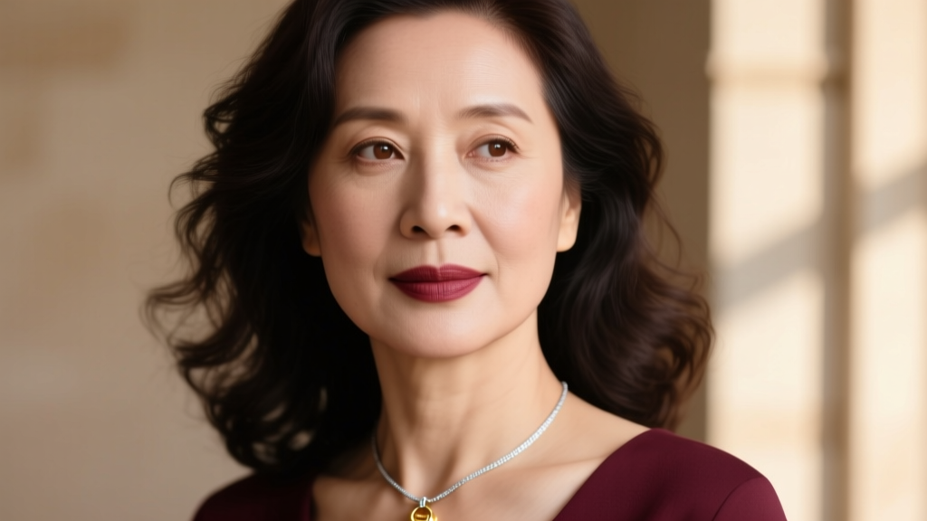 Close-up of a woman