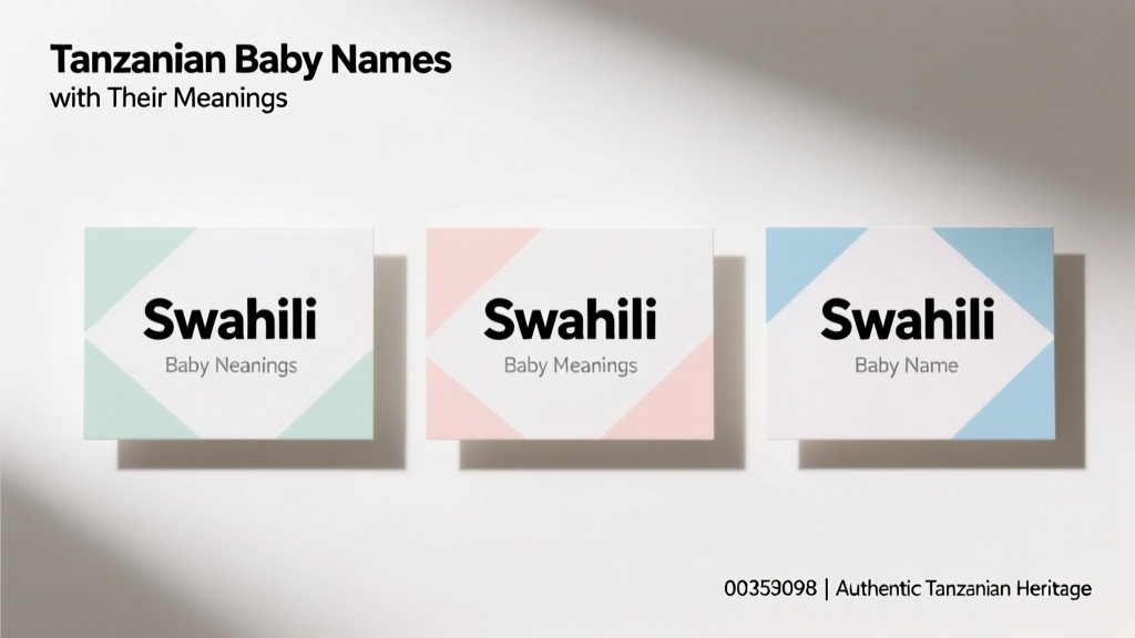 Tanzanian Baby Names With Their Meanings: Cultural Significance, Linguistic Roots, and Modern Parenting Considerations