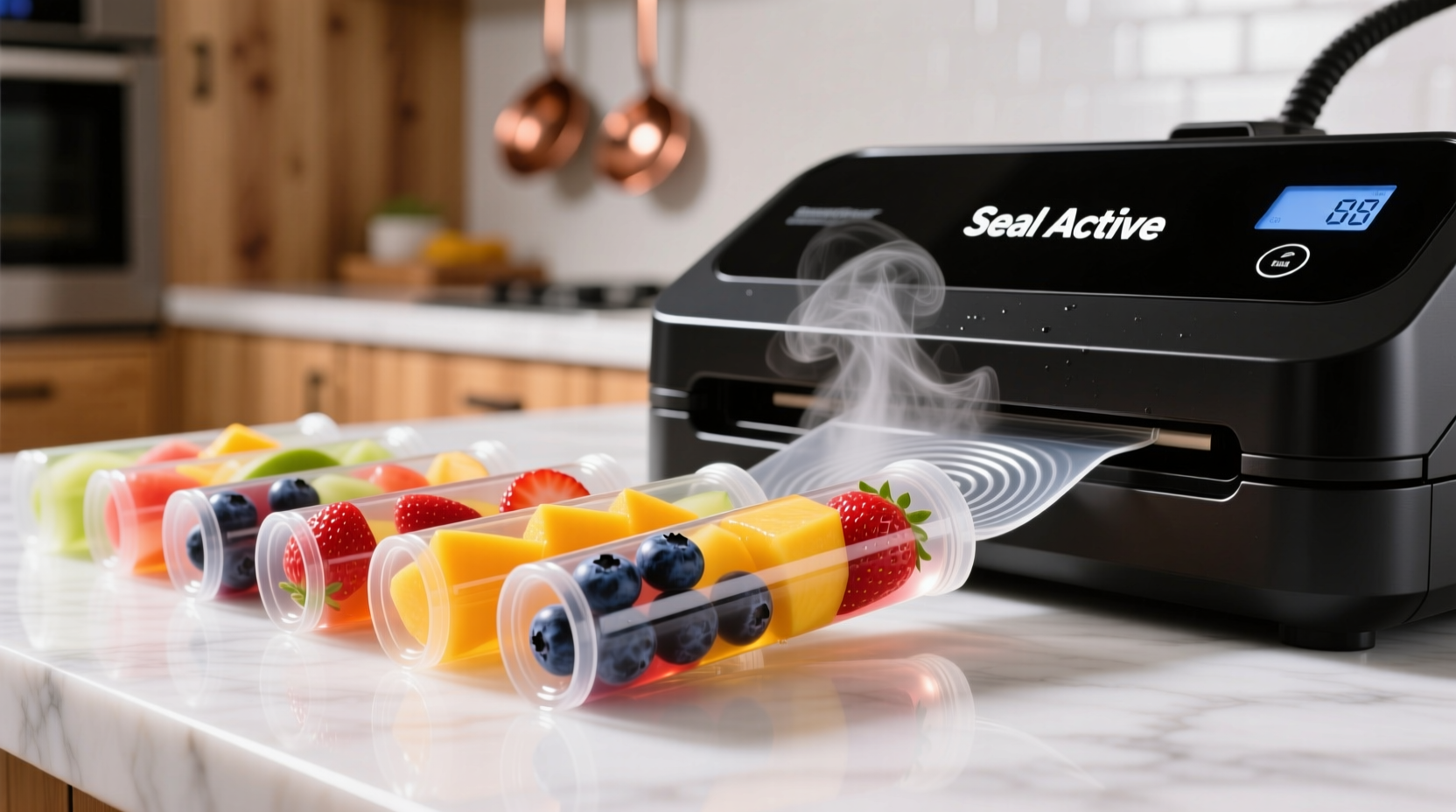 use a vacuum sealer to create healthy homemade tube pop
