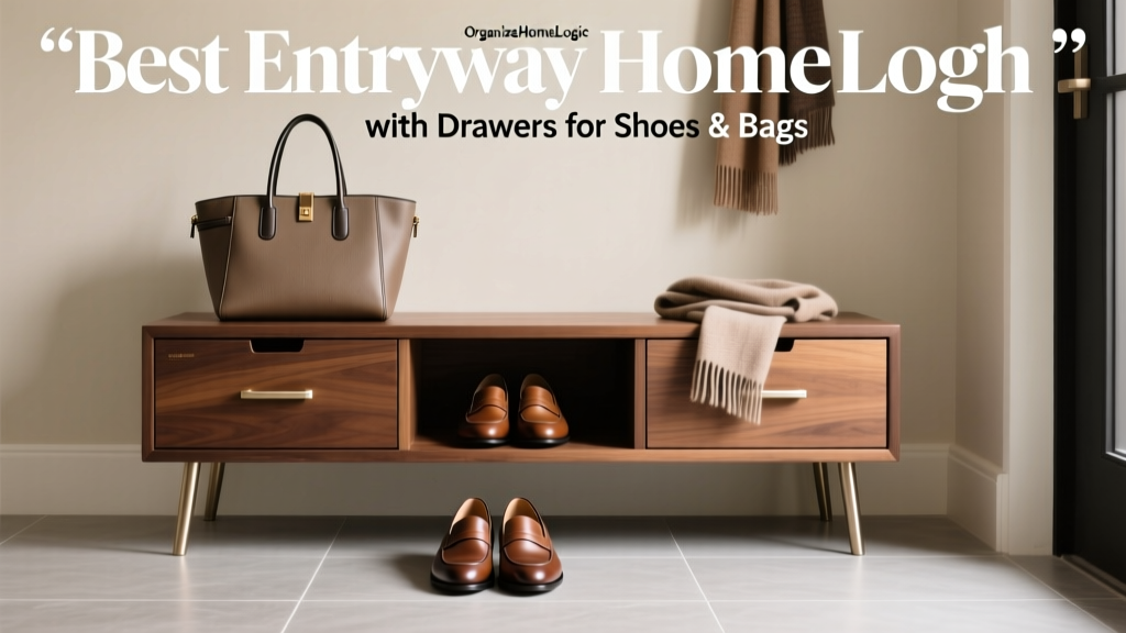 Best Entryway Bench with Drawers for Shoes & Bags