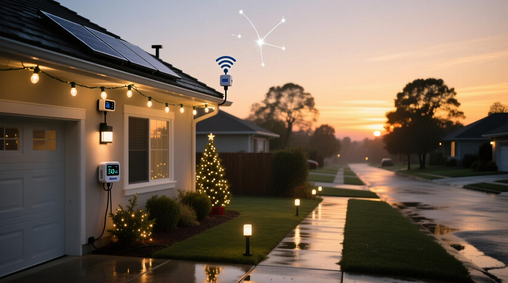 how to time your christmas light display to sunset automatically every day