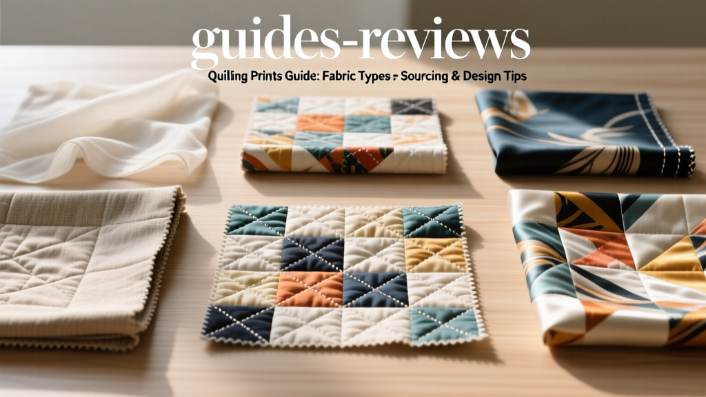 Quilting Prints Guide: Fabric Types, Sourcing & Design Tips