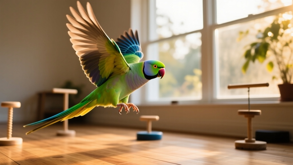 Pet Bird Flight Training