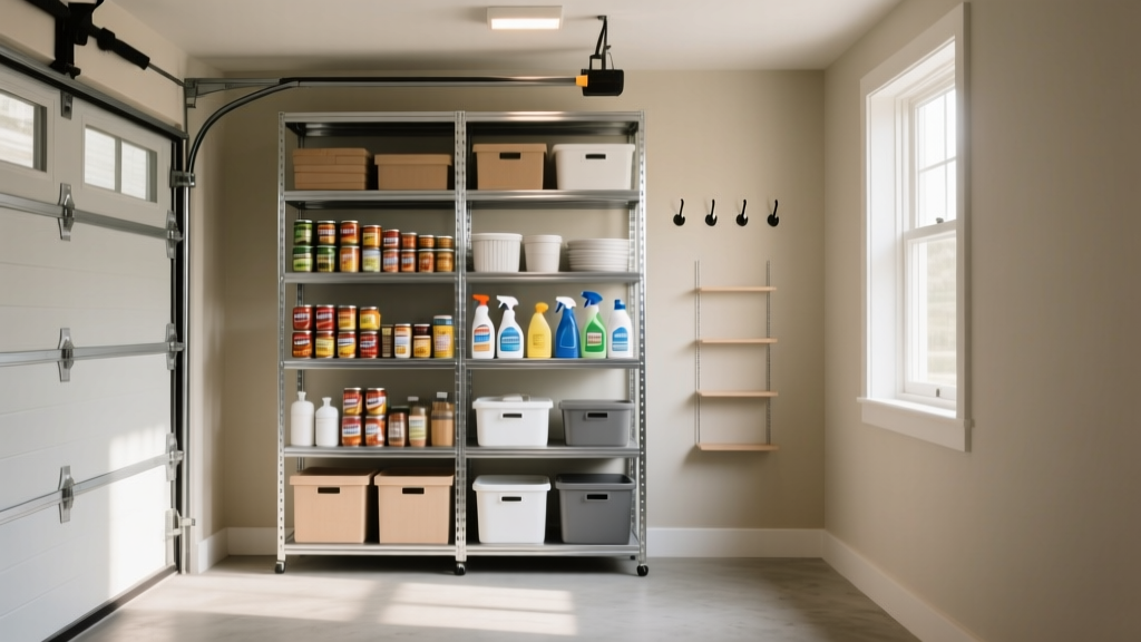 Tall Storage Racks for Narrow Garages & Pantries