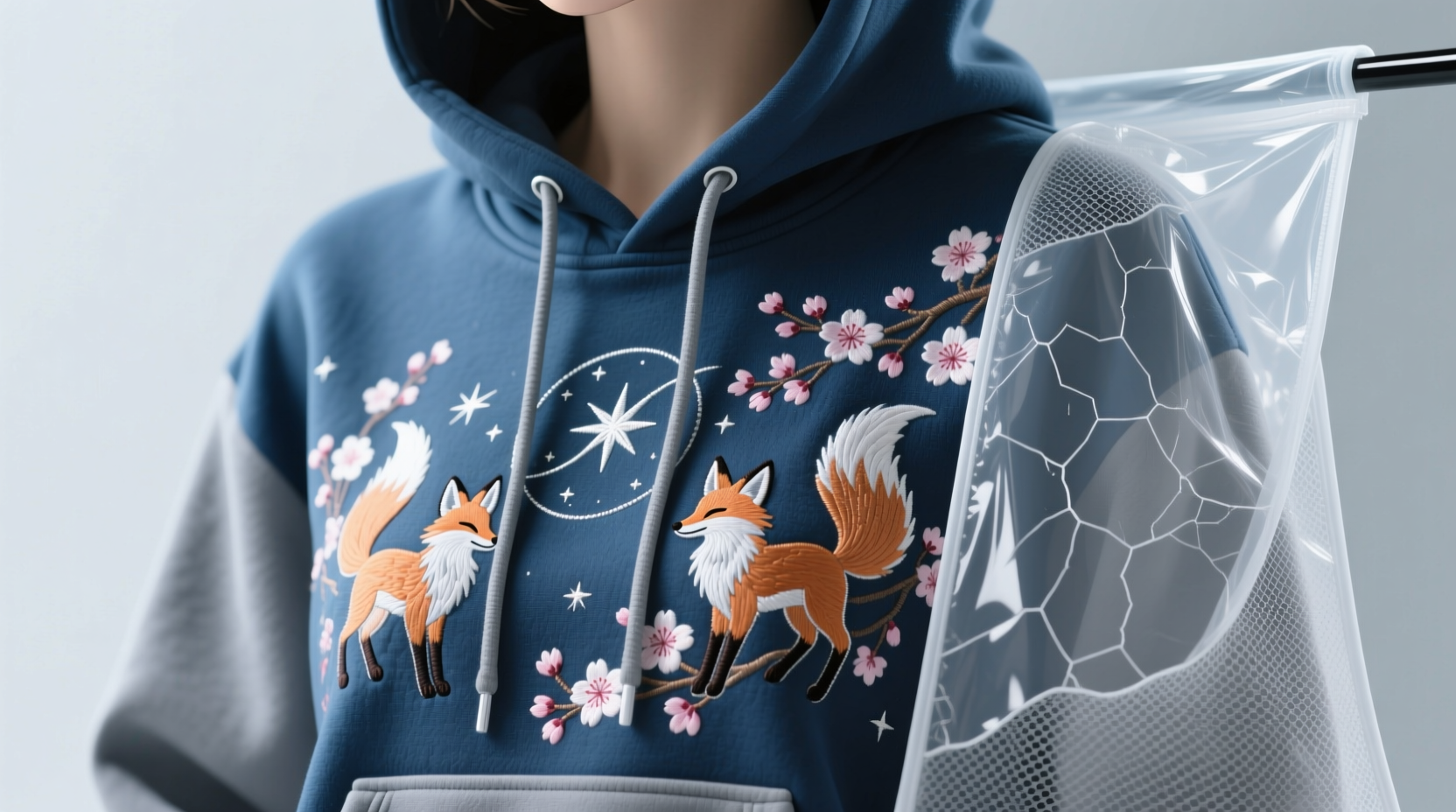 how to wash embroidered anime hoodies safely