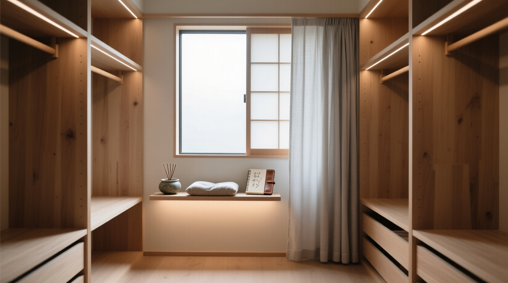 closet organization for mental wellness routines