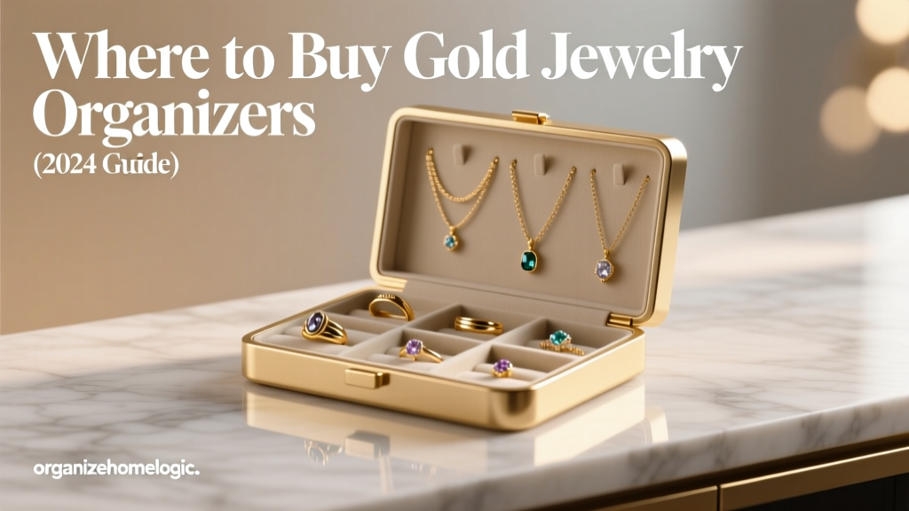 Where to Buy Gold Jewelry Organizers (2024 Guide)
