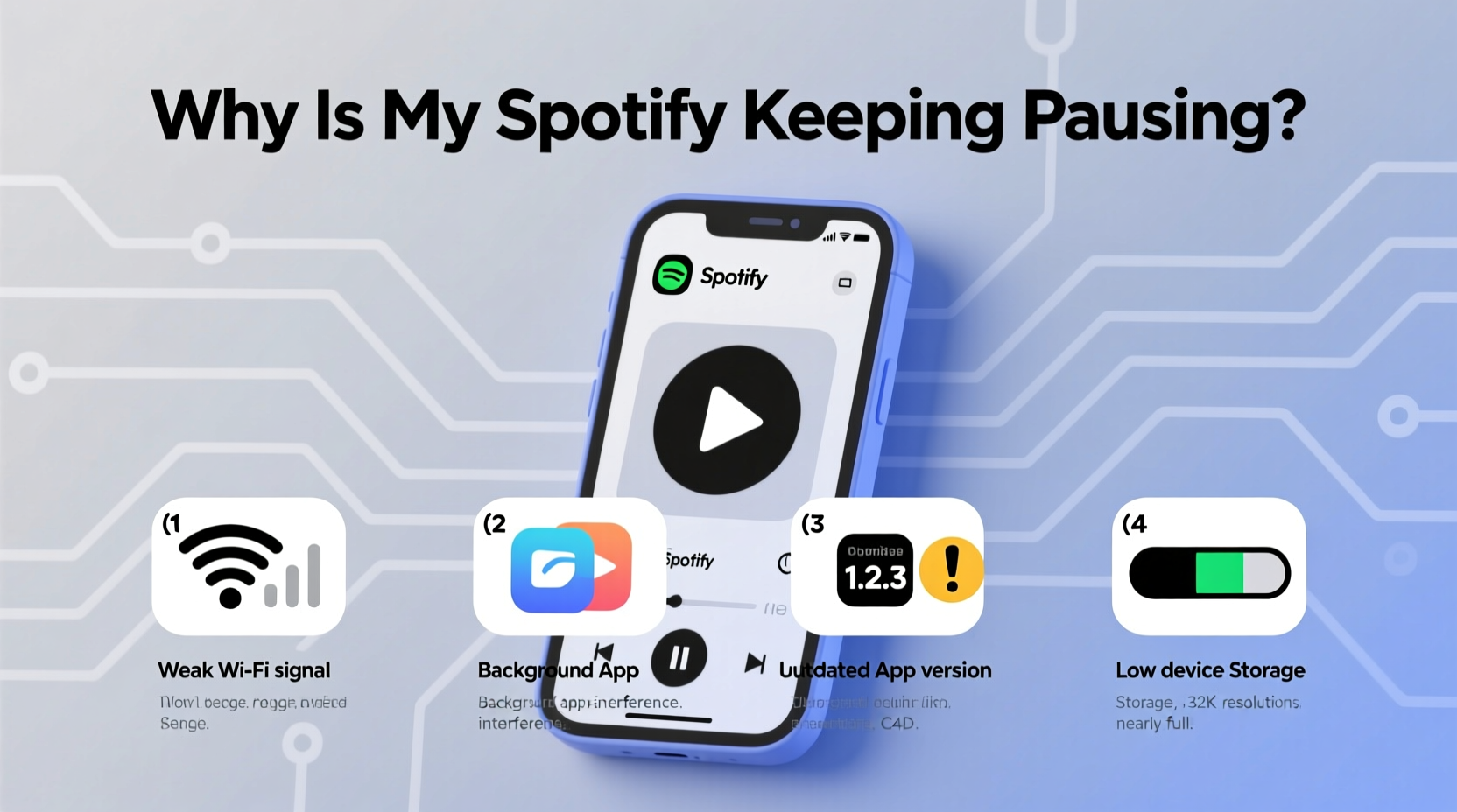 why is my spotify keeping pausing troubleshooting playback issues