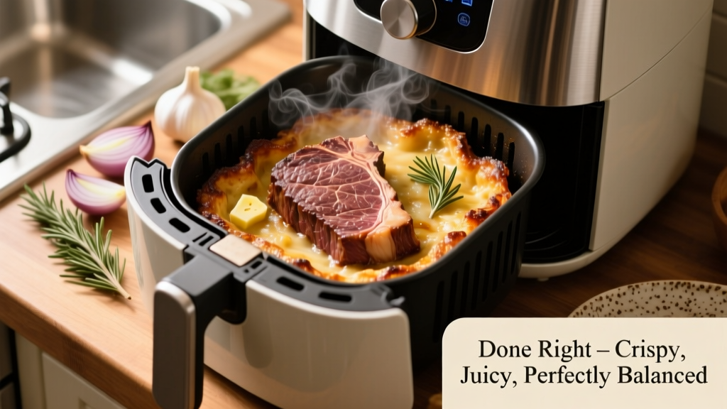 Frozen Steak Bake in Air Fryer: Crispy, Juicy & Done Right