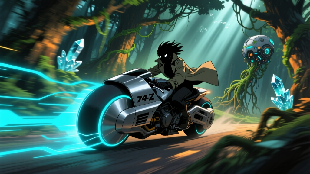 Trees Blurring Past at 500 km/h: Why the 74-Z Speeder Bike Owns the Forest