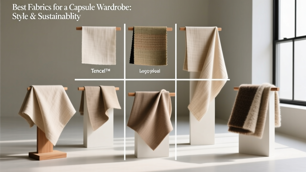 Best Fabrics for a Capsule Wardrobe: Style & Sustainability