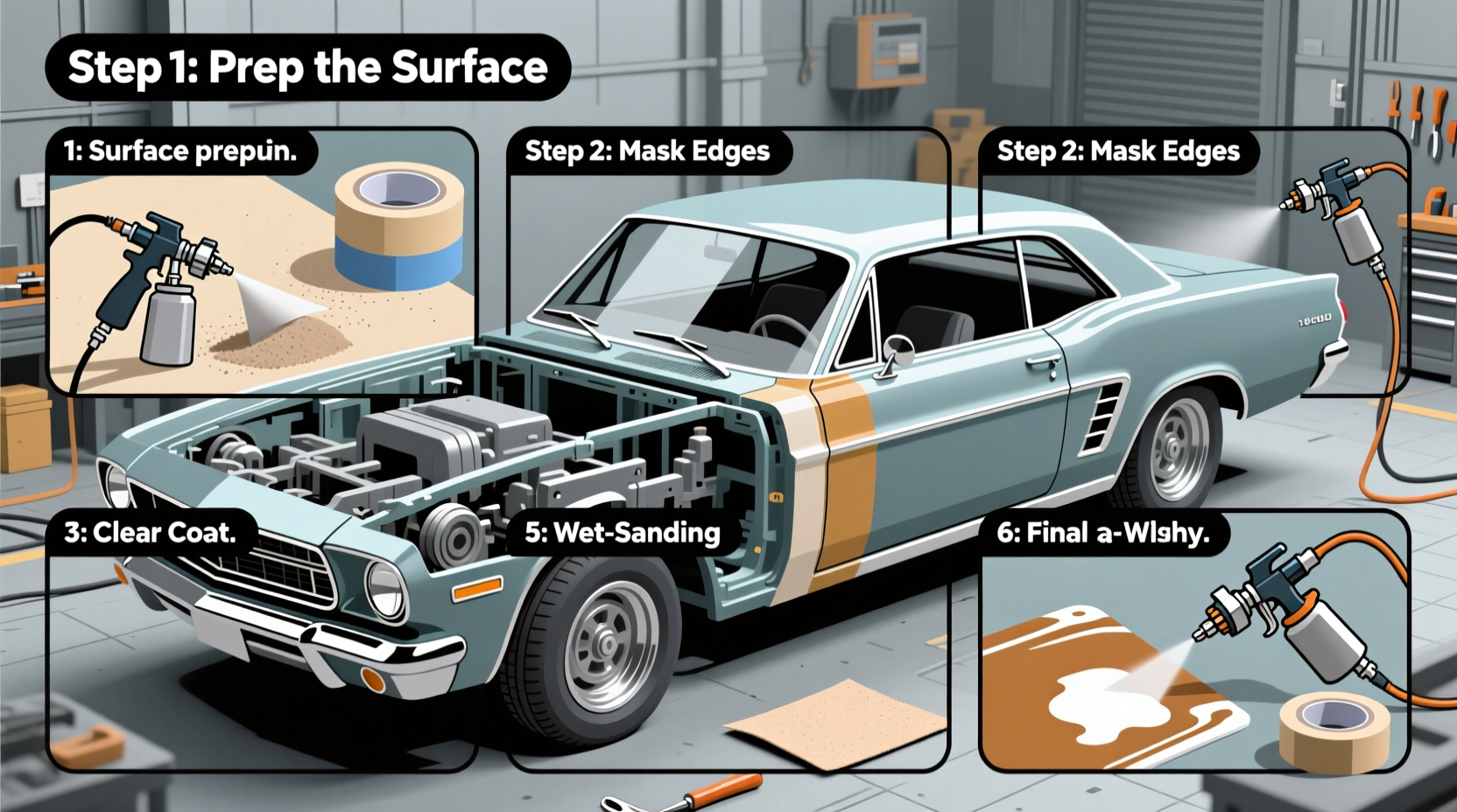 how do you paint a car yourself
