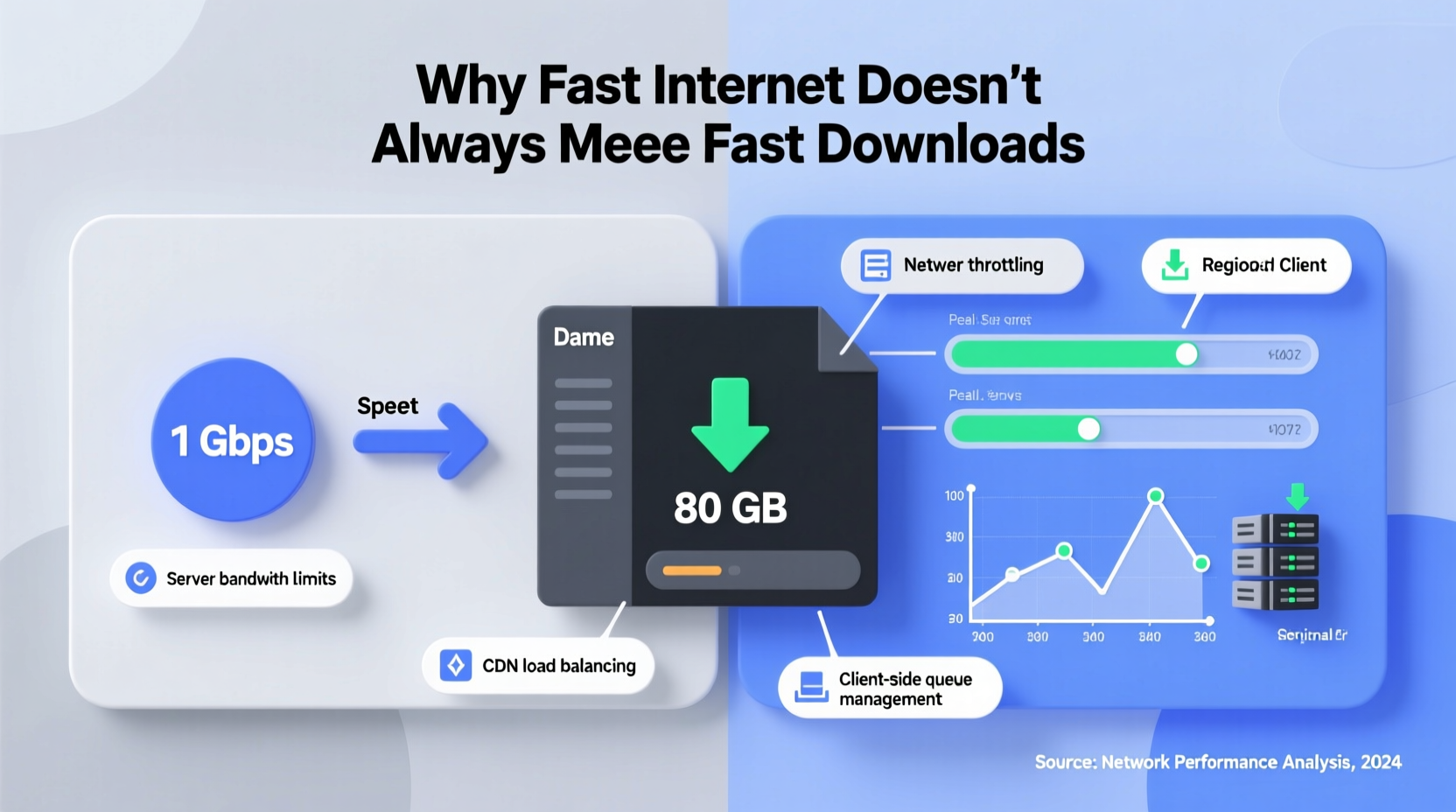 why do game downloads take so long even on fast internet