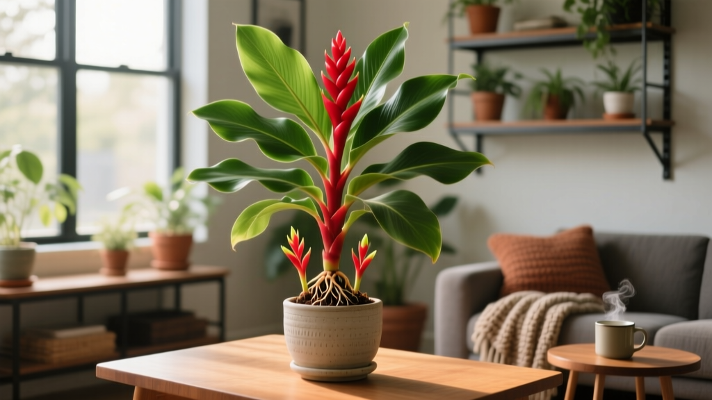 Red Hawaiian Ginger Indoors: Rhizomes, Not Seeds