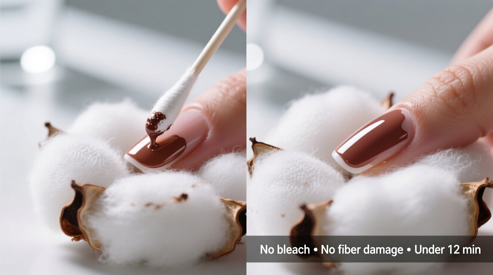 how to remove dried nail polish from cotton
