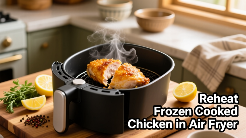 Reheat Frozen Cooked Chicken in Air Fryer