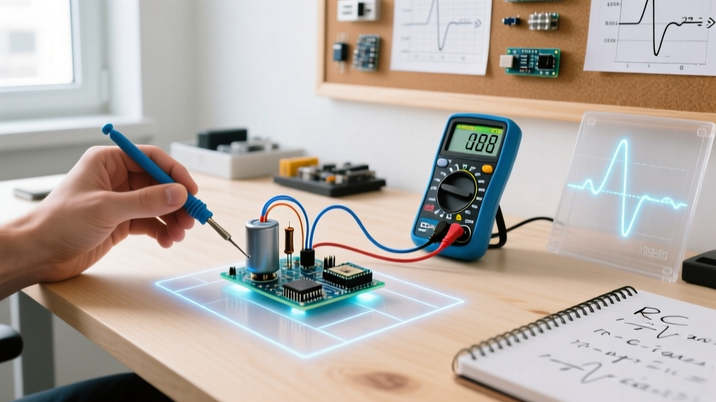 Capacitor Voltage Equations: RC Transient Formulas and Worked Examples